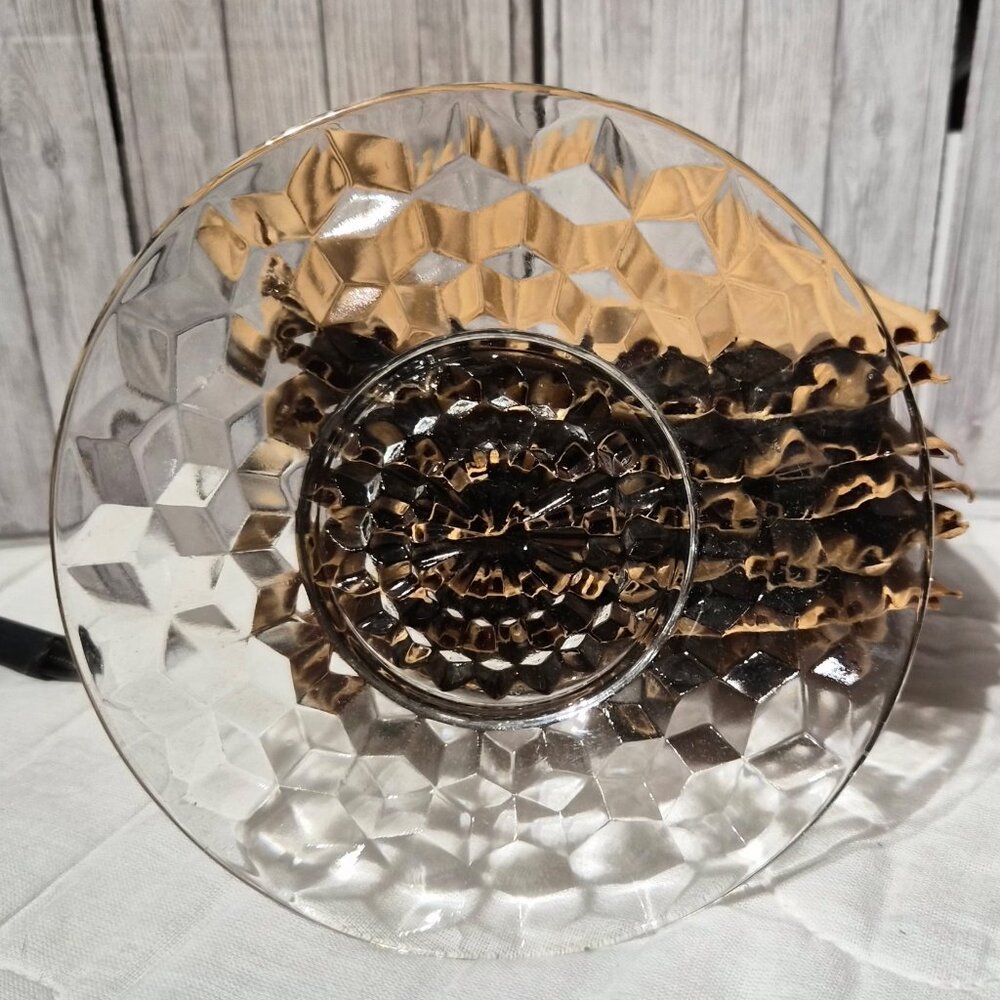 Depression Glass Dessert Plates